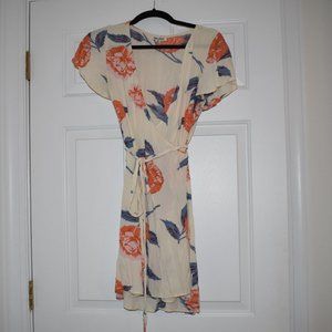 Billabong Floral Print Wrap Dress | Size M